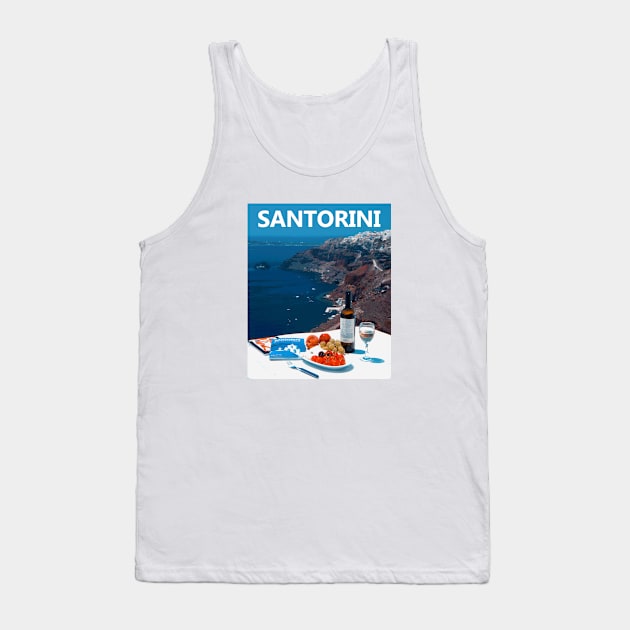 Santorini Tank Top by greekcorner